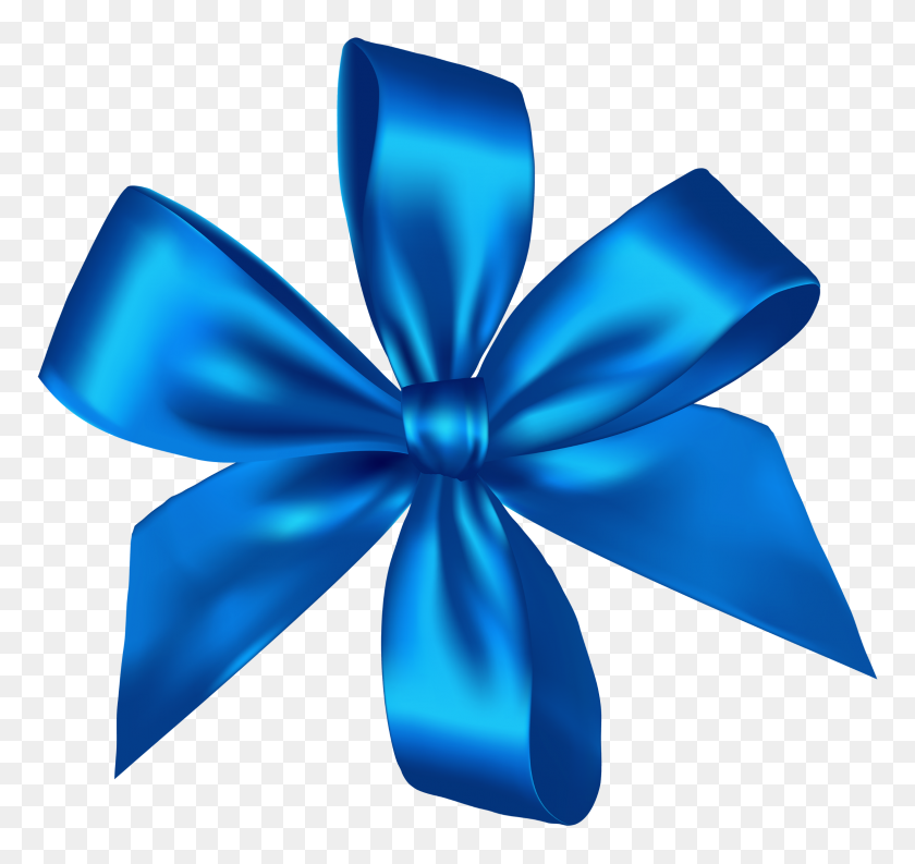 2361x2219 Ribbons Ribbon Bows Bow Present Wrapping Blue - Present Bow Clipart