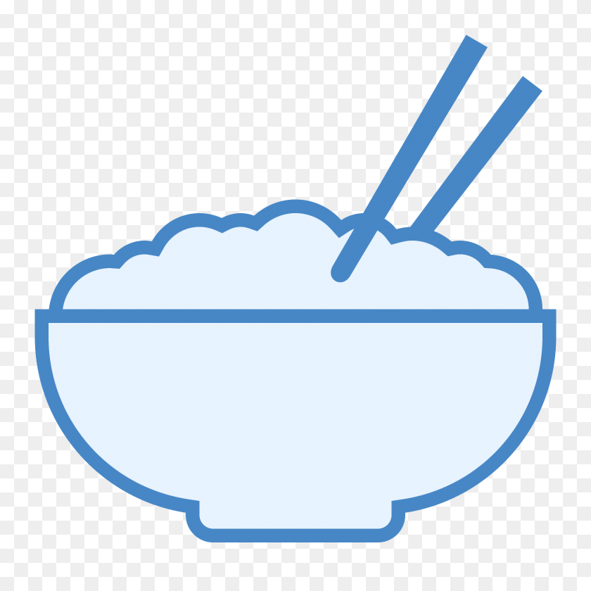 1600x1600 Rice Bowl Icon - Rice PNG