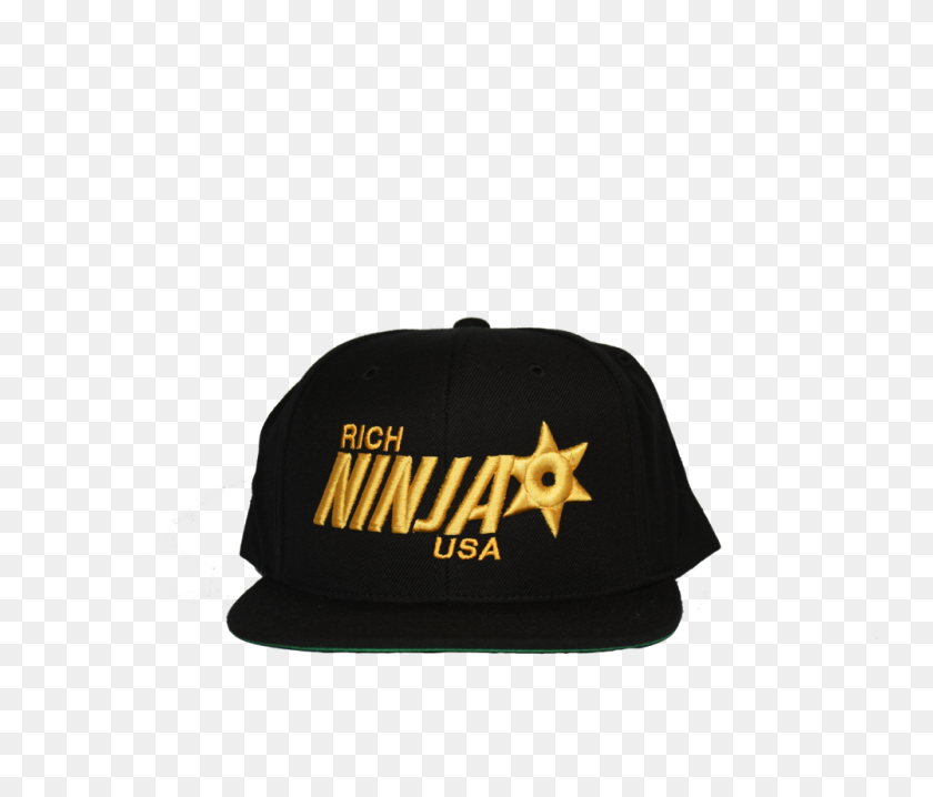 1000x844 Rich Ninja Star Snapback Negro Rich Ninja Usa - Estrella Ninja Png