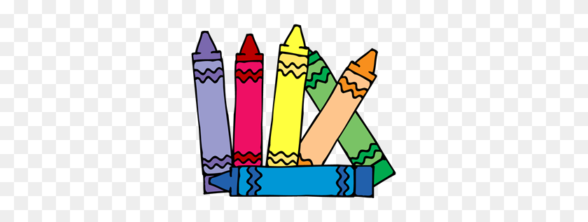 300x257 Richardson, Frances S Kindergarten Supplies - Crayola Crayon Clipart