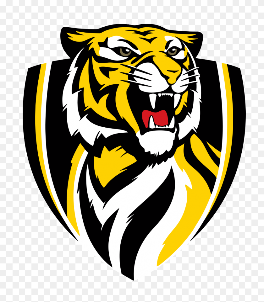 950x1100 Richmond Tigers Logos Download - Tiger Logo PNG