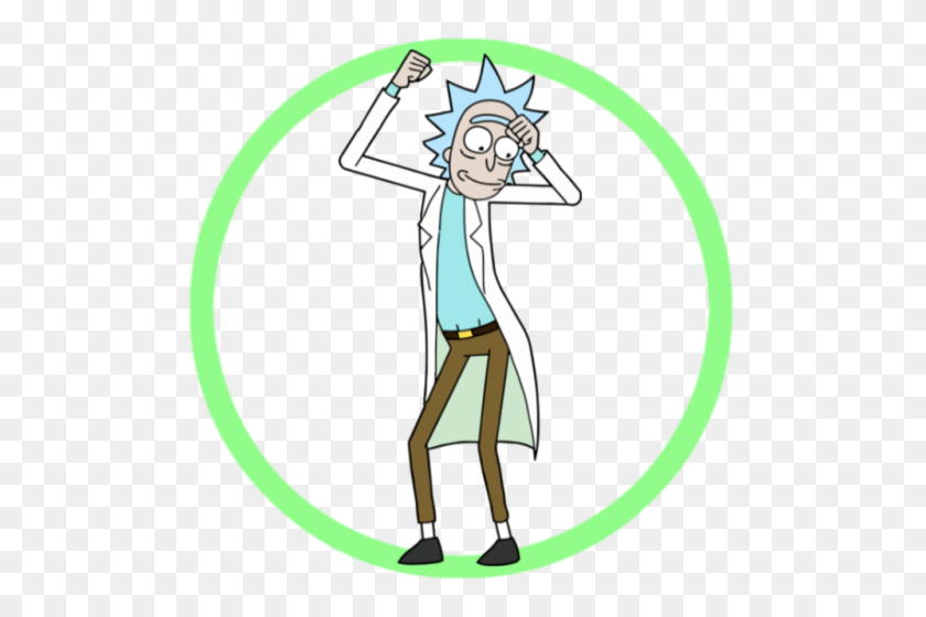 500x500 Rick An Morty Tumblr - Rick And Morty PNG Transparent