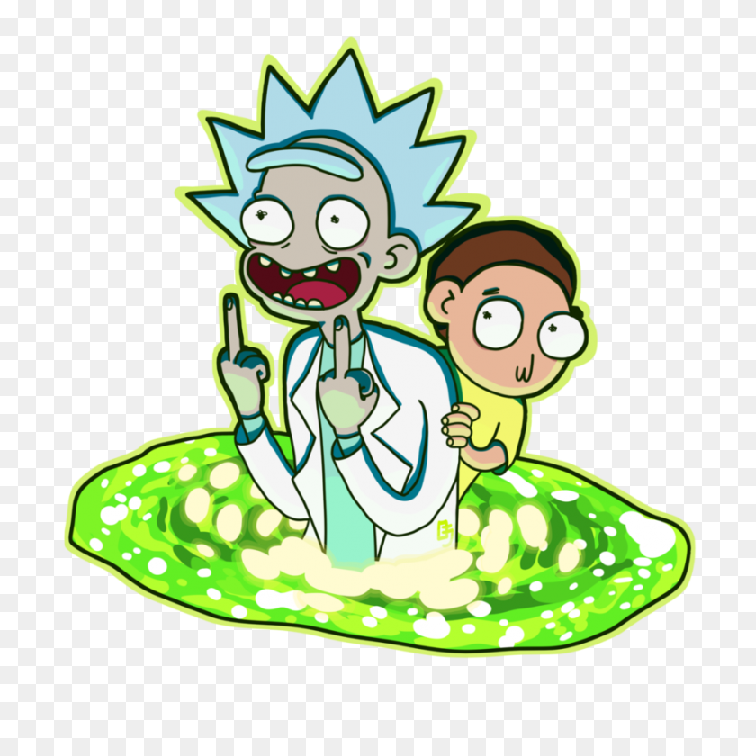 894x894 Rick And Morty - Rick And Morty PNG Transparent