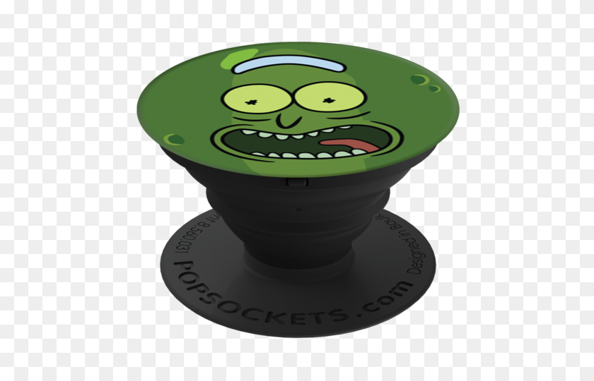 480x480 Rick Y Morty Cartoon Network, Pickle Rick Popsockets Grip - Pickle Rick Face Png