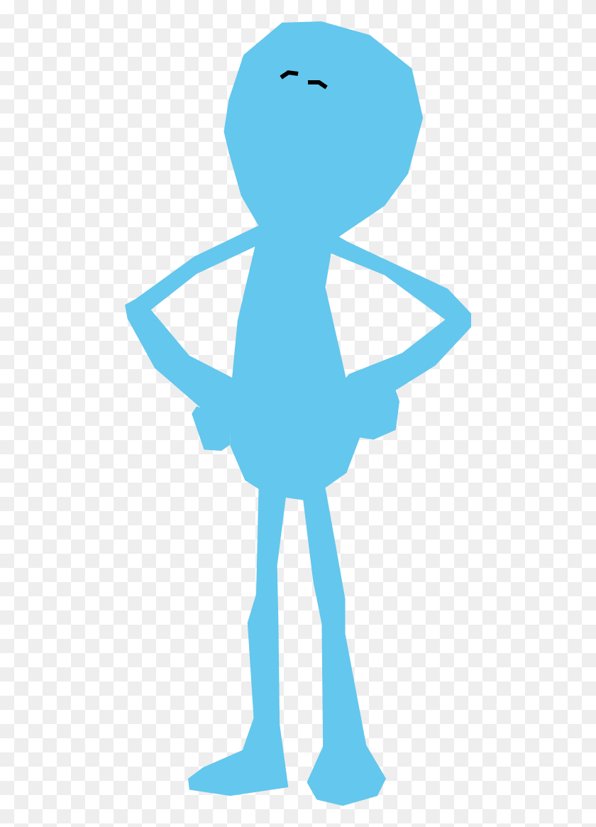 488x1105 Rick And Morty Mr - Mr Meeseeks PNG