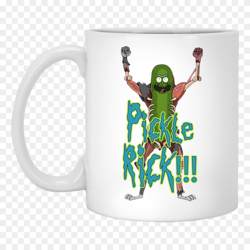 1155x1155 Rick And Morty Pickle Rick Coffee Mugs - Pickle Rick PNG