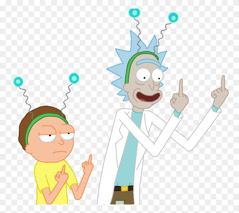 862x760 Rick And Morty Png Hd - Rick And Morty PNG