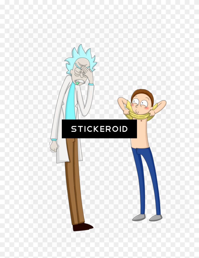 885x1165 Rick Y Morty Png Pic - Rick Y Morty Logo Png