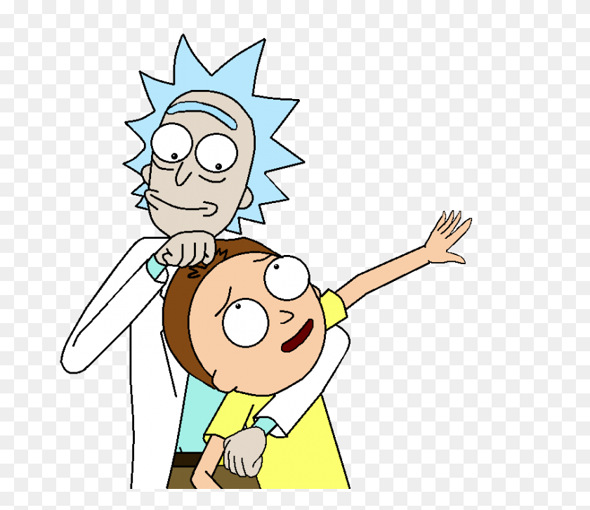 843x720 Rick Y Morty Png / Rick Y Morty Png