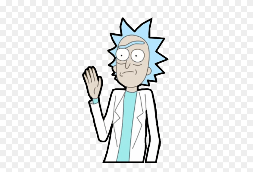 512x512 Rick And Stickers Set For Telegram - Rick And Morty Clipart