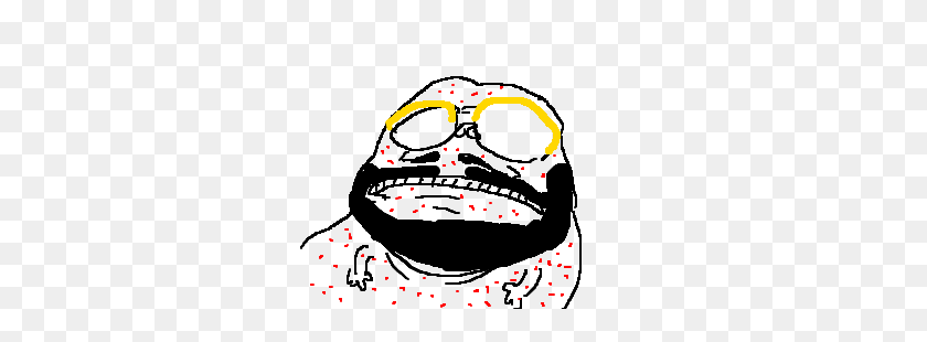 300x250 Rick Ross Jabba The Hut Catches Chickenpox Drawing - Rick Ross PNG