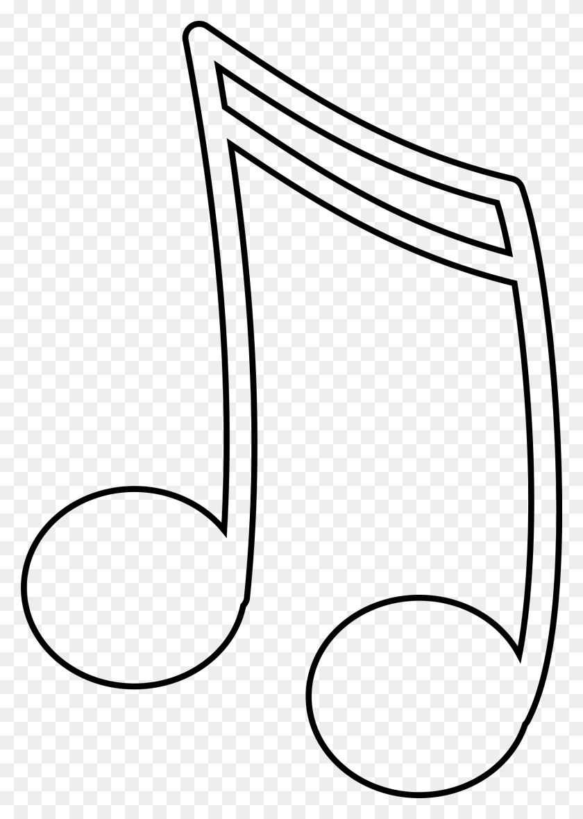 1671x2400 Rickvanderzwet Dos Sixteeth Notes Diente Clipart Música - Notas Musicales Frontera Clipart
