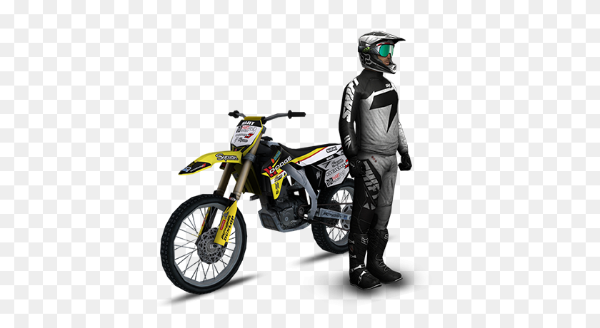 400x400 Ricky Carmichael's Motocross Matchup News Games - Dirt Bike Png