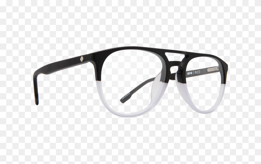 2000x1200 Rico Eyeglasses Spy Optic - Black Fade PNG