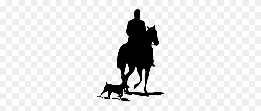 216x297 Riding The Horse Silhouette Clip Art - Rottweiler Clipart