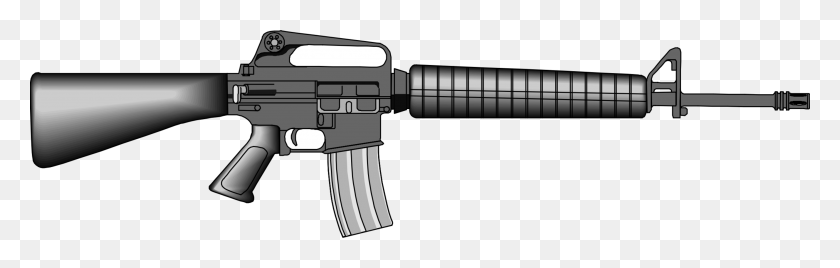 2804x750 Rifle Weapon Firearm Gun - Rifle Clipart