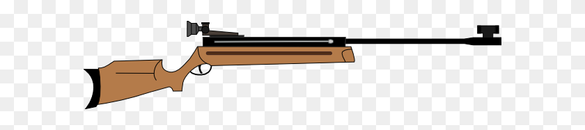 600x127 Rifle With Scope Clip Art - Laser Gun Clipart