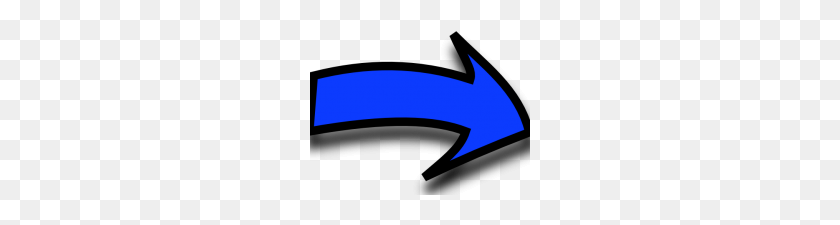 220x165 Flecha Derecha Clipart Flecha Derecha Azul Clipart - Swirly Arrow Clipart