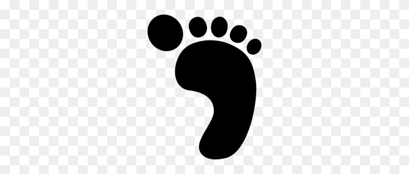 234x298 Right Baby Footprint Clip Art - Baby Footprints Clipart