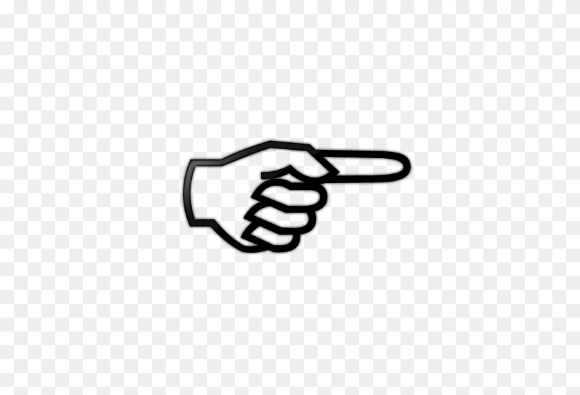 512x512 Right Clipart Finger Pointing - Finger Pointing PNG