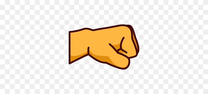 320x320 Right Facing Fist Emojidex - Fist Emoji PNG