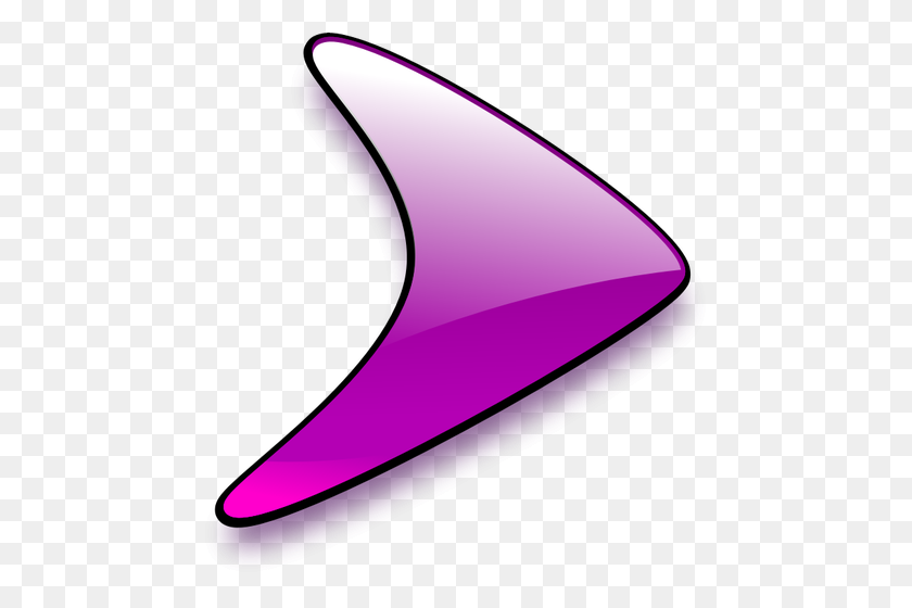 467x500 Imagen Vectorial De Flecha Púrpura Orientada Hacia La Derecha - Imágenes Prediseñadas De Inmediato