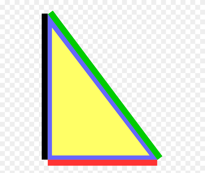 500x650 Right Triangle - Right Triangle PNG