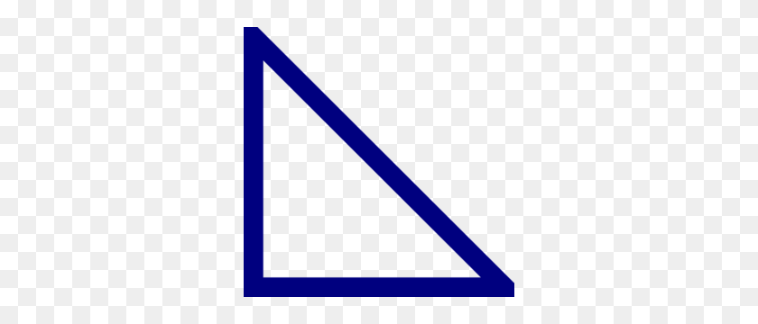 300x300 Right Triangle Clip Art - Right Triangle PNG