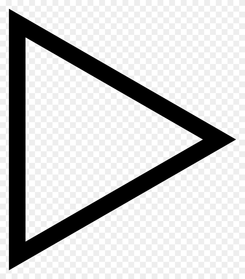 850x980 Triángulo Derecho Png Icono De Descarga Gratuita - Triángulo Derecho Png