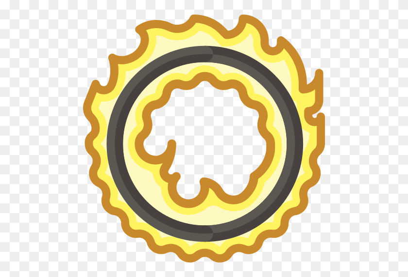 512x512 Ring Of Fire Png Icon - Fire Ring PNG