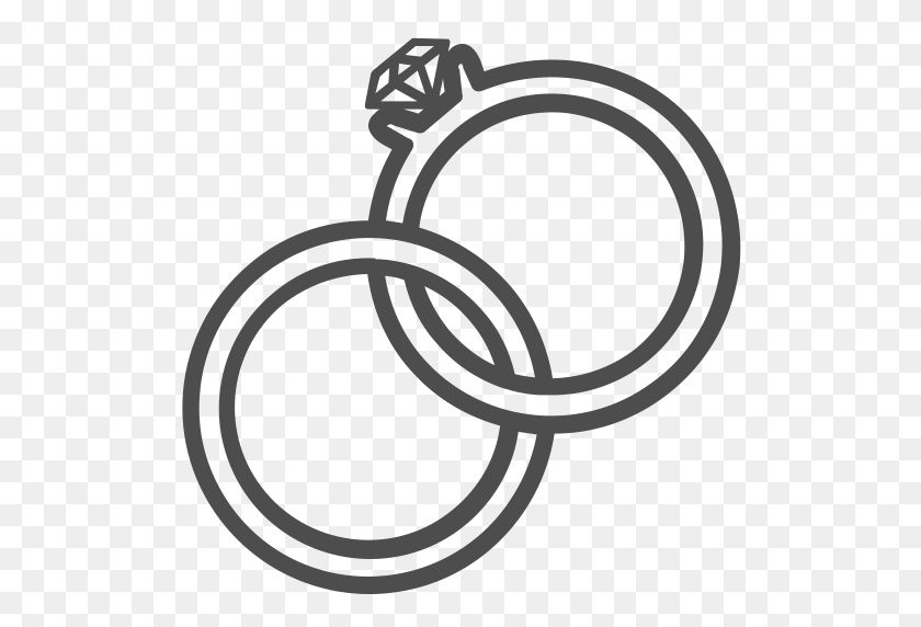 512x512 Ring, Valenticons, Valentine, Valentines, Wedding Icon - Black Ring PNG