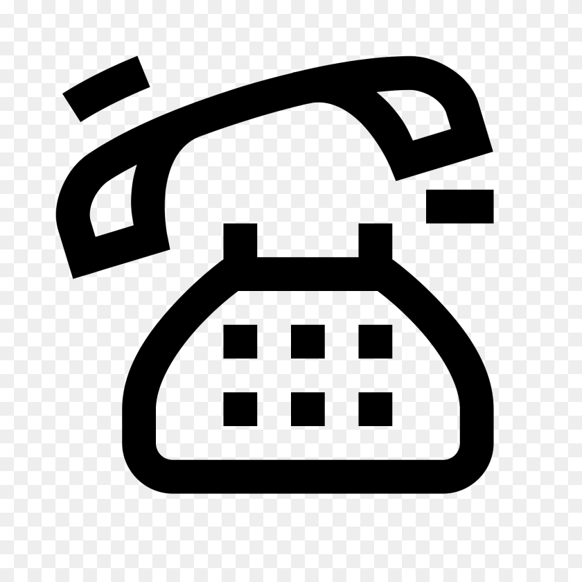 1600x1600 Ringing Phone Icon - Phone Vector PNG
