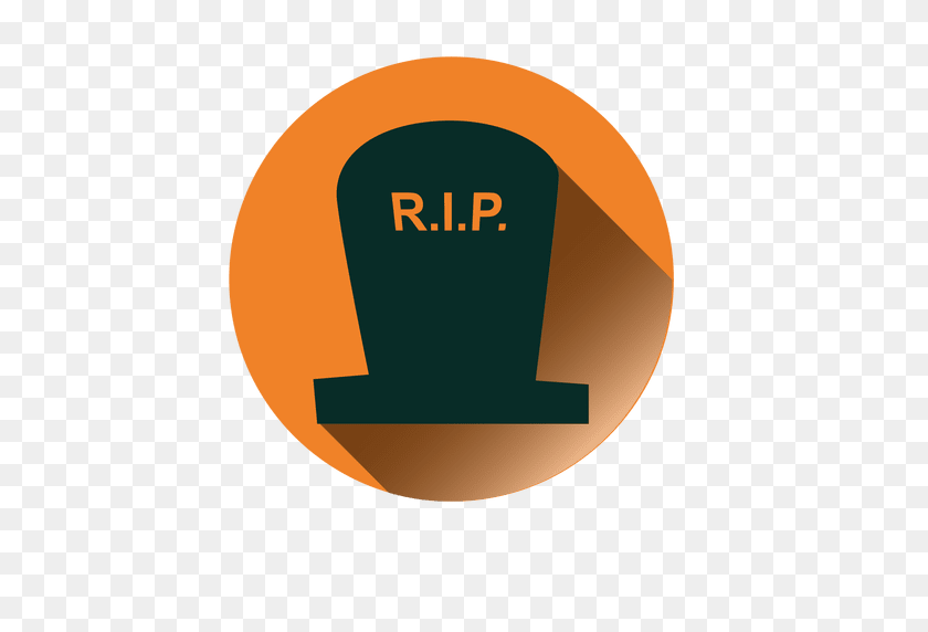 512x512 Rip Tombstone Round Icon - Rip PNG