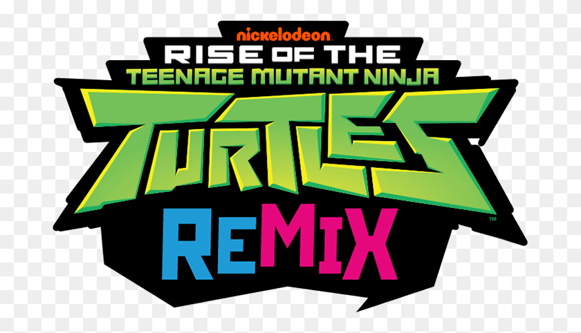 687x422 Rise Of The Tmnt Remix - Tmnt Logo PNG