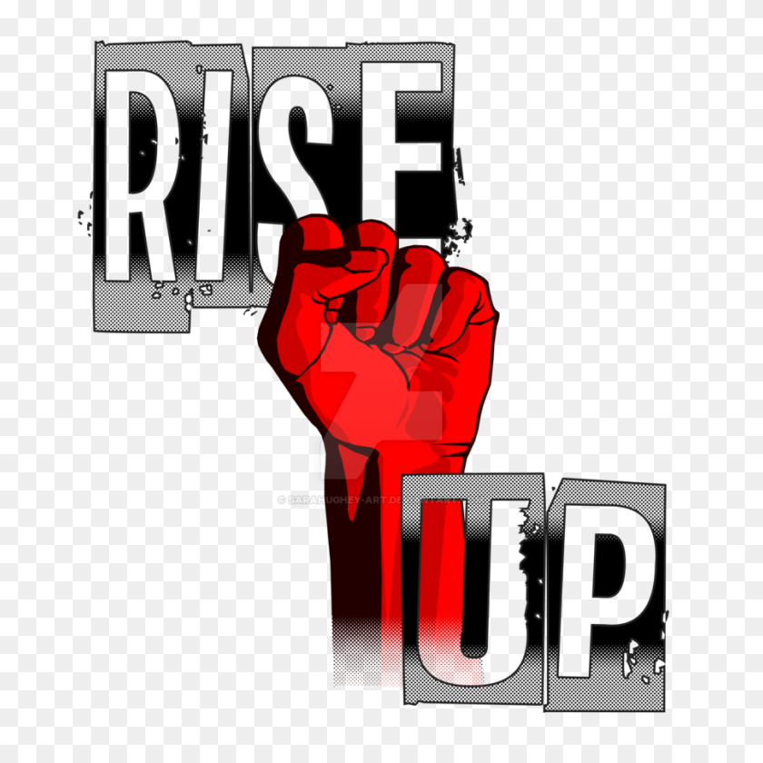 900x900 Rise Up - Stand Up Clipart