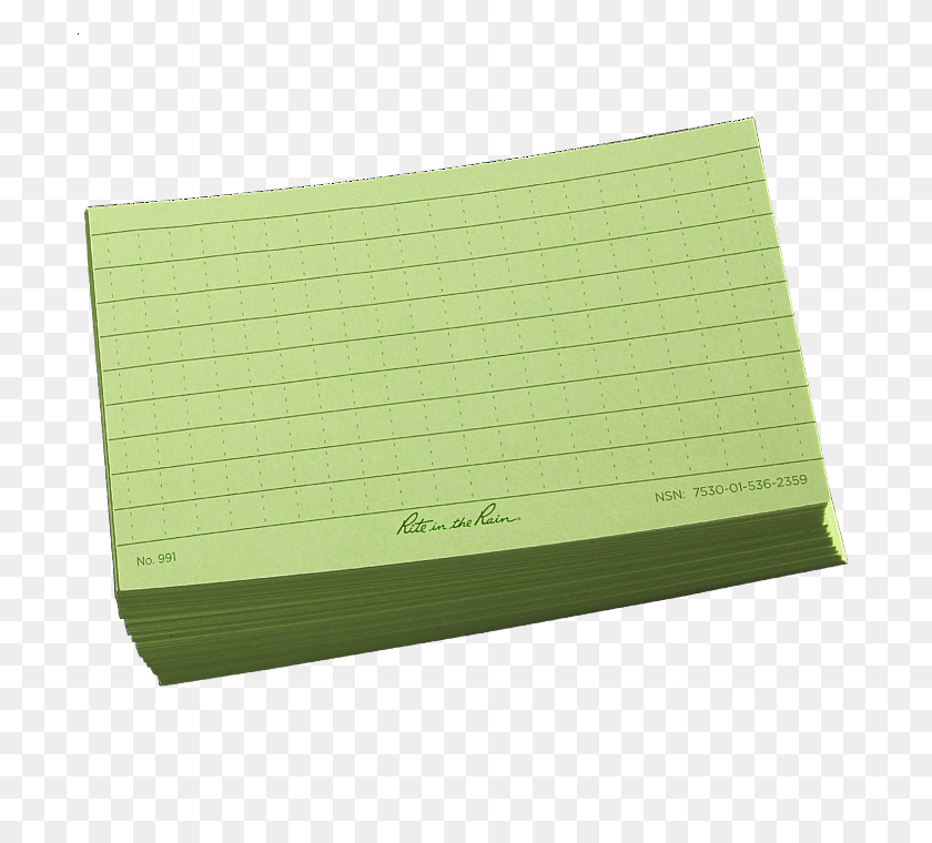700x700 Rite In The Rain Index Card All Weather Loose Leaf Green Marines - Index Card PNG