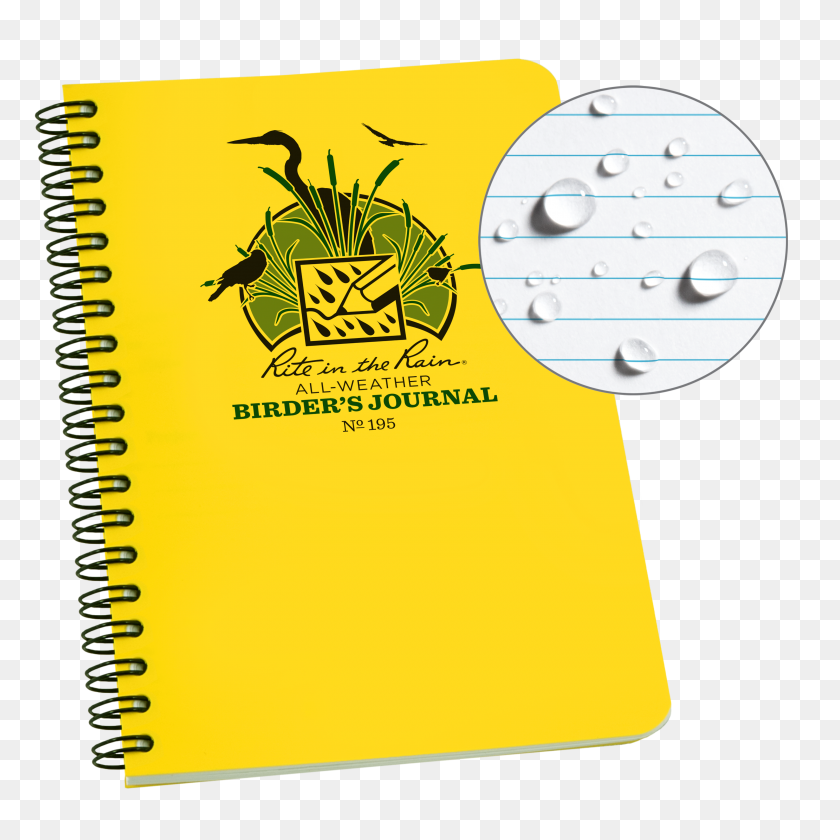 3000x3000 Rite In The Rain Weatherproof Spiral Notebook, X Yellow - Spiral Notebook PNG