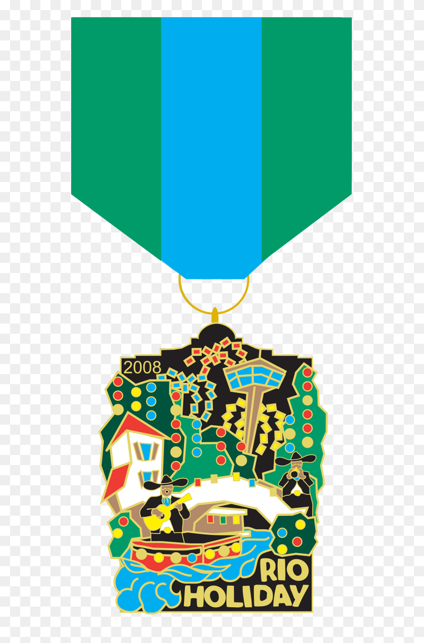 568x1212 River Parade Medal - Parade Float Clipart