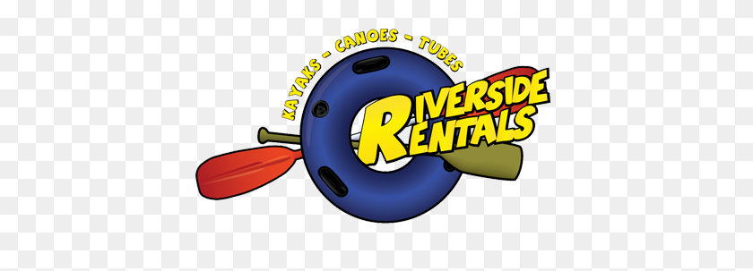 407x243 Riverside Canoes - River Tubing Clipart