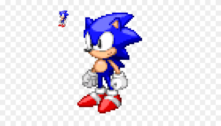 420x420 Roach's Endless Sprite Parade - Sonic Sprite PNG