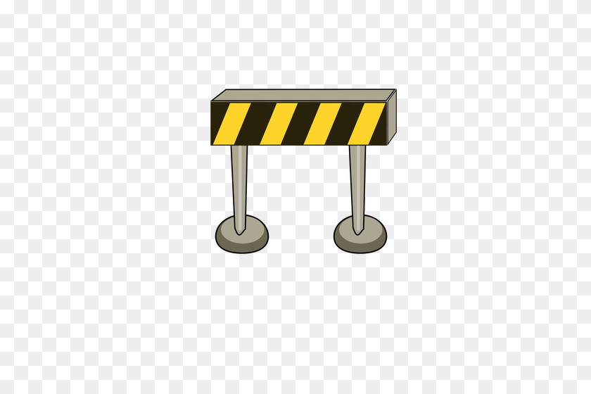 353x500 Road Barrier - Country Road Clipart