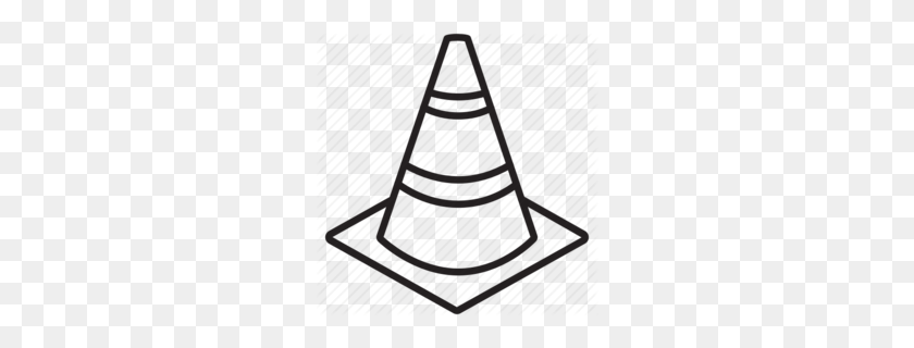 260x260 Road Construction Cones Clipart - Safety Cone Clip Art