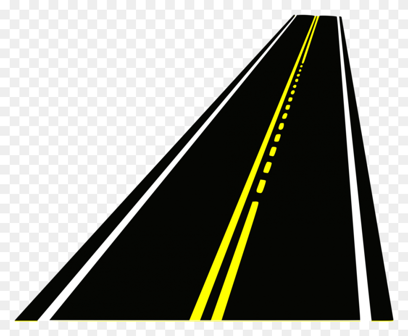 Road Drawing Us Interstate Highway System Street - Road Clipart