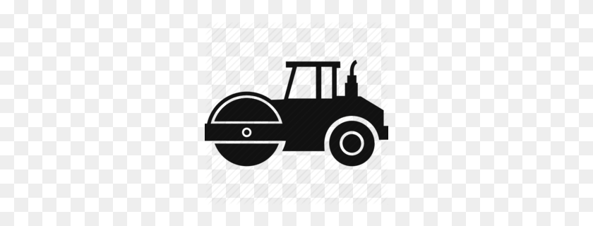 260x260 Road Roller Clipart - Car On Road Clipart