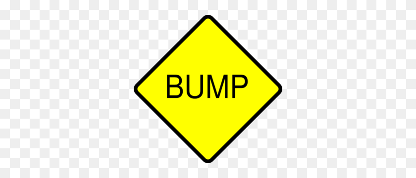 300x300 Road Sign Bump Clipart - Carretera Clipart Png