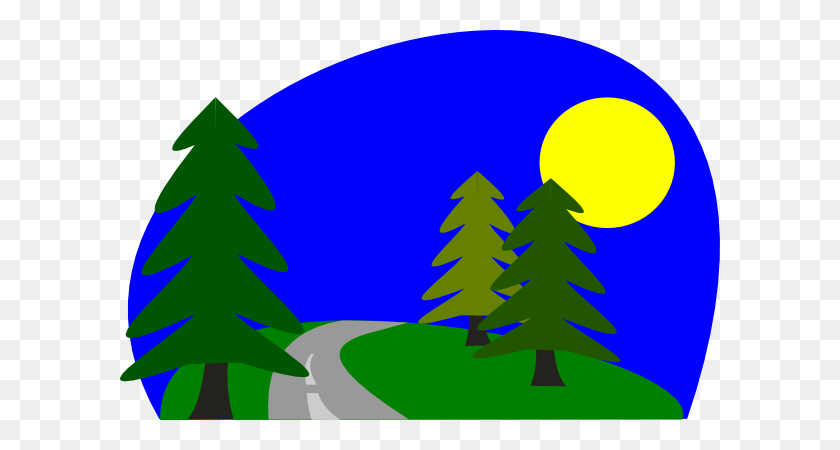 600x390 Road Trip Clip Art - Country Road Clipart