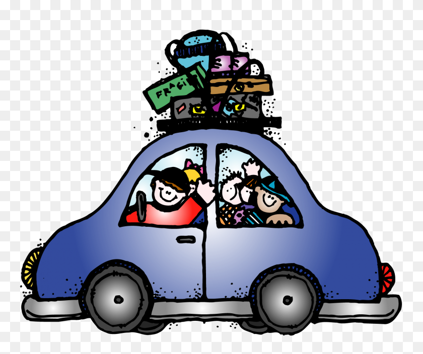 1500x1239 Road Trip Travel Clip Art - Family Vacation Clipart