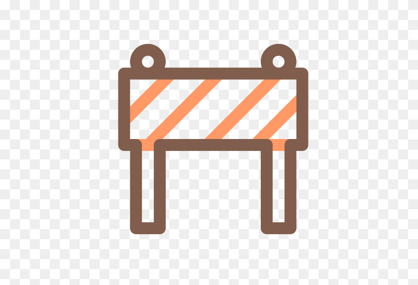 512x512 Roadblock, And Icon With Png And Vector Format For Free - Roadblock Clipart