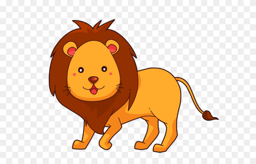 640x480 Roar Clipart Baby Lion Cartoon - Lion Clipart PNG