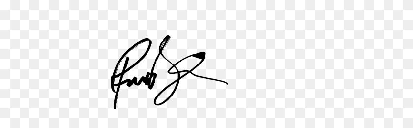 400x200 Rob Bourdon Signature, Billboard Open Letter - Linkin Park PNG